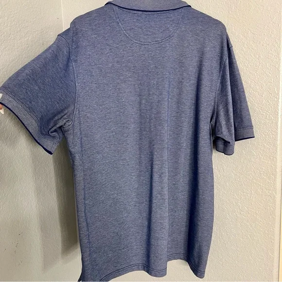 Nordstrom Mens Shop Baby Blue Blue Polo - Picture 7 of 11